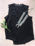 Black Lace Tank Top